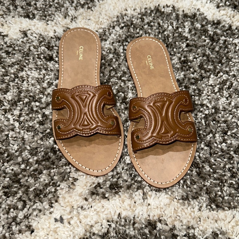 Celine Triomphe Sandals